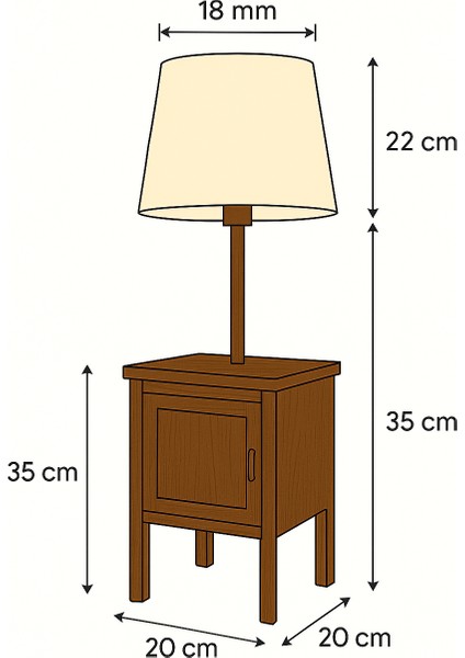 🌿 Nuda Light Lumo Mini Abajur fırsatları