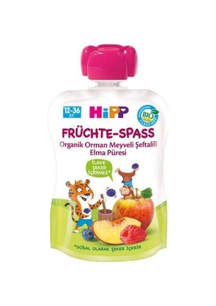 Bfs P Organik Orman Meyveli Şeftalili Elma Püresi 100 gr