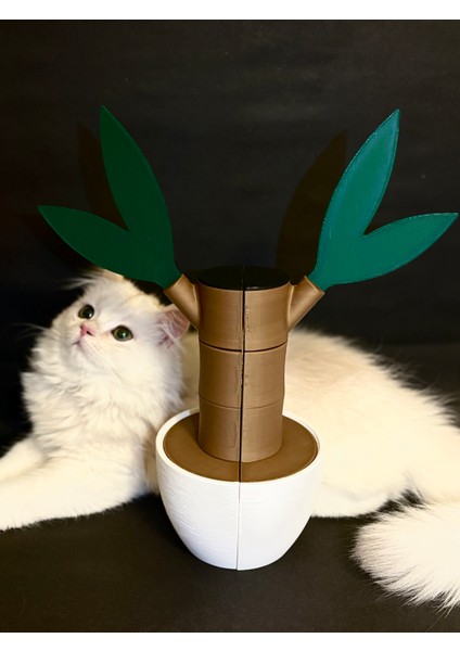 Verde - Bitki Şeklinde Kitap Tutucu ve Yaprak Ayraç | Dekoratif Kitaplık Aksesuarı