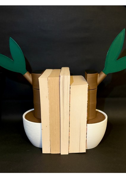 Verde - Bitki Şeklinde Kitap Tutucu ve Yaprak Ayraç | Dekoratif Kitaplık Aksesuarı fiyatları