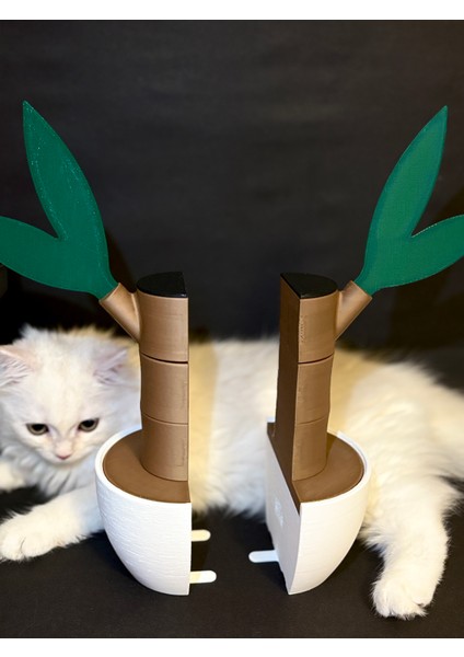 Verde - Bitki Şeklinde Kitap Tutucu ve Yaprak Ayraç | Dekoratif Kitaplık Aksesuarı fırsatları