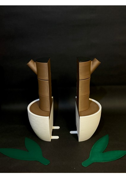 Verde - Bitki Şeklinde Kitap Tutucu ve Yaprak Ayraç | Dekoratif Kitaplık Aksesuarı indirimleri