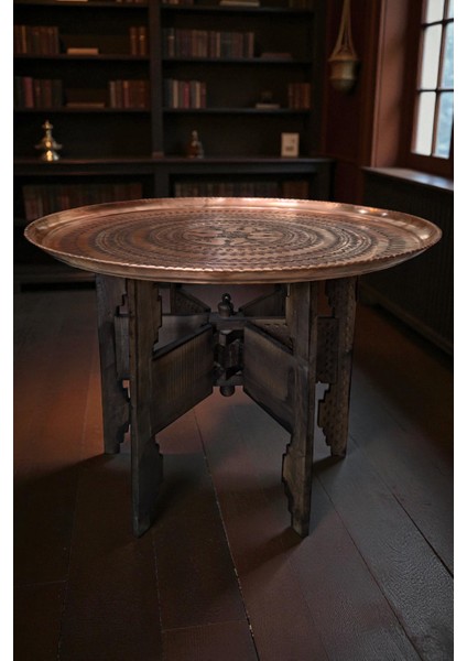 67 cm El Işlemeli Otantik Desenli Kalın Urfa Bakır Tepsi - BAKIR-TPS458 modelleri