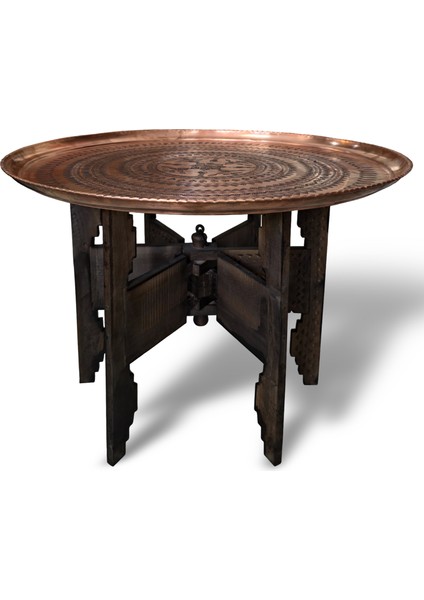 67 cm El Işlemeli Otantik Desenli Kalın Urfa Bakır Tepsi - BAKIR-TPS458 fırsatları