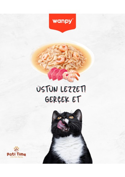 12LI Yetişkin Kedi Yaş Maması Ton Balığı & Karides Premium Kalite 12 x 70 gr fiyatları