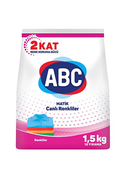 4 Adet Abc Matik 1,5 kg Color Renkliler