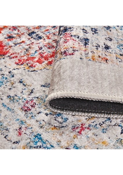 Soft Milas Madalyon Desenli Halı - Gri - 160X230 cm fiyatları