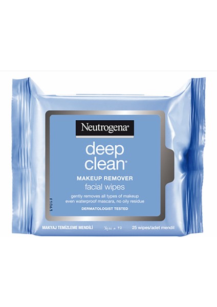 Deep Clean Makyaj Temizleme Mendil 25'li 3 Adet