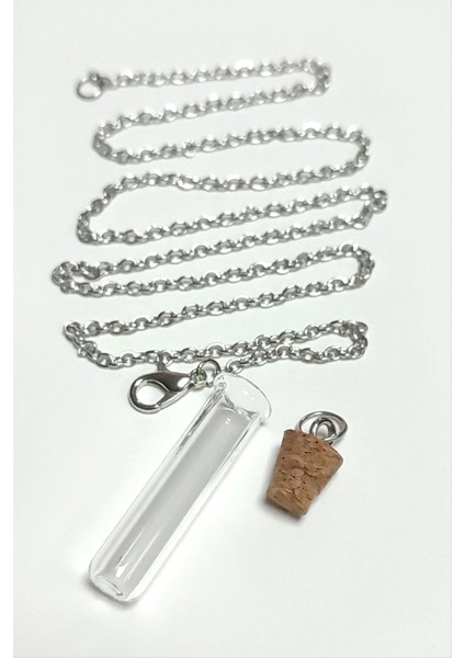 Mantar Kapaklı Boş Fanus Canlı Kolye modelleri