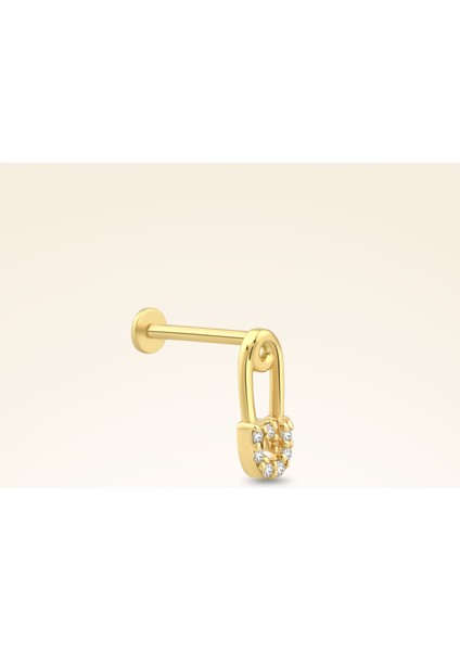 0,03 Karat Pırlanta Çengel Piercing fiyatları