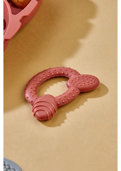 Silikon Bebek Diş Kaşıyıcı - Kiremit Rengi fiyatları
