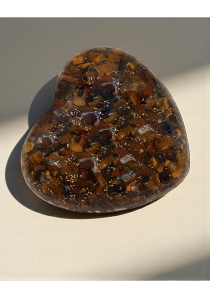 Kaplan Gözü Taşından Orgonit Kalp fiyatları