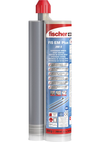 FIS EM Plus 390 S Kimyasal Epoksi Kartuş 390 ml