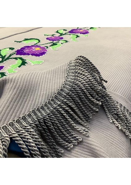 El Işi Kaneviçe Aplikeli Pike & Yatak Örtüsü-6 Parça fırsatları