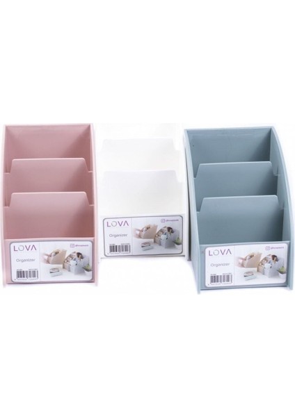 3 Bölmeli Çok Amaçlı Masaüstü Organizer (3 Adet ) fırsatları