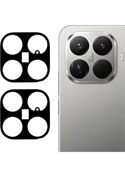 4 Adet Xiaomi 15T Pro Kamera Lens Koruyucu 2.5d Ark Kenar Ipek Baskı Temperli Cam Arka Lens Filmi (Yurt Dışından)