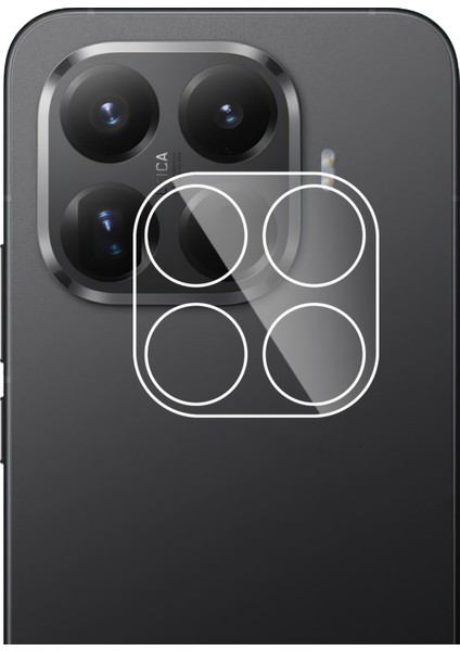 2 Adet Xiaomi 15T Pro Kamera Lens Koruyucu Arc Edge Şeffaf Temperli Cam Filmi (Yurt Dışından)