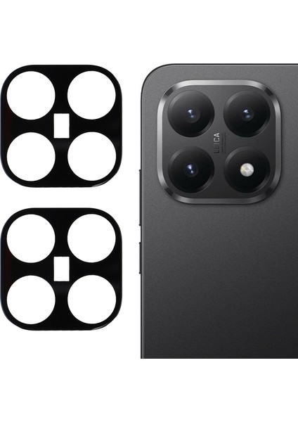 4 Adet Xiaomi 15T Kamera Lens Koruyucu 2.5d Ark Kenar Ipek Baskı Temperli Cam Arka Lens Filmi (Yurt Dışından)