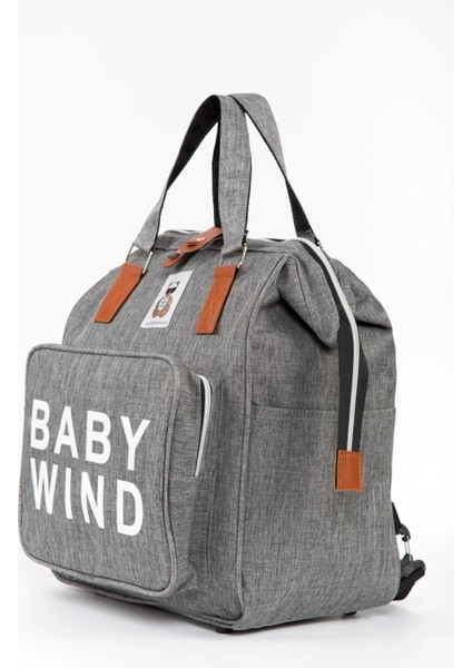 Anne Bebek Bakım Sırt Çantası Termal Biberonluk ve Bebek Arabası Askı Aparatlı