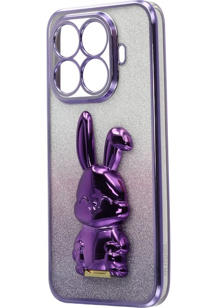 Xiaomi 15T Pro Galvanik Simli Tavşan Pc + Tpu Telefon Kılıfı ve Ayaklık (Yurt Dışından) modelleri