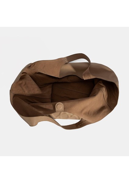 Kadın Vizon Deri Hobo Çanta