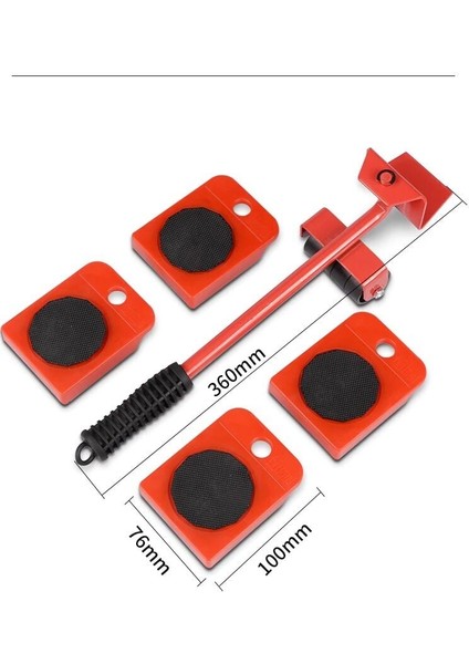 5 Parça Profesyonel Mobilya Kaydırma Aparatı fırsatları