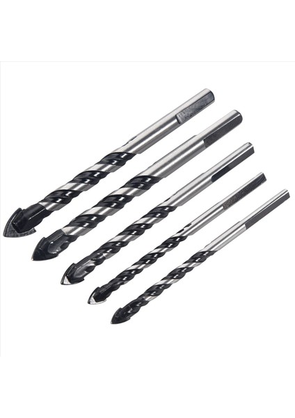 Fayans Beton Tuğla Cam Plastik ve Ahşap Tungsten Karbür Tuğla Duvarı Için 5 Adet Çok Malzemeli Matkap Biti (Yurt Dışından)