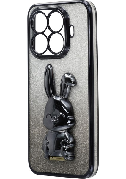 Xiaomi 15T Pro Galvanik Simli Tavşan Pc + Tpu Telefon Kılıfı ve Ayaklık (Yurt Dışından) modelleri