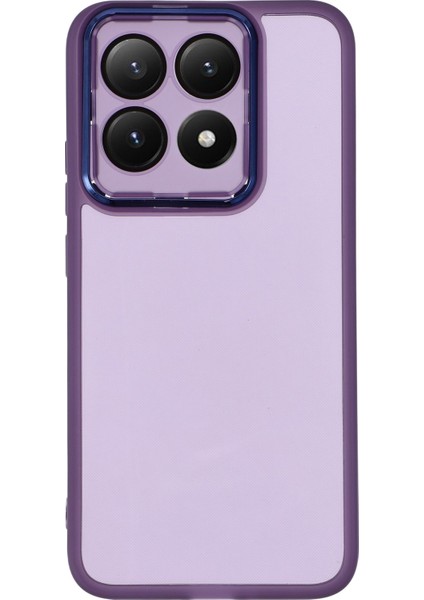 Xiaomi 15T Elektrolizle Kaplanmış Kamera Çerçevesi Tpu Telefon Kılıfı (Yurt Dışından)