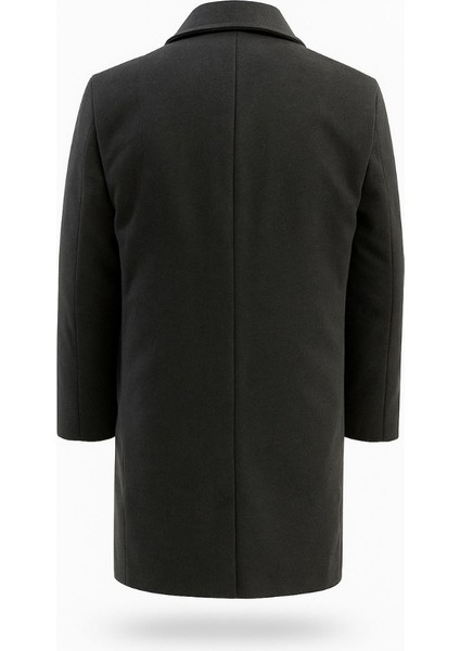 Erkek Antrasit Uzun Gömlek Yaka Palto & Kaşe Kaban fiyatları