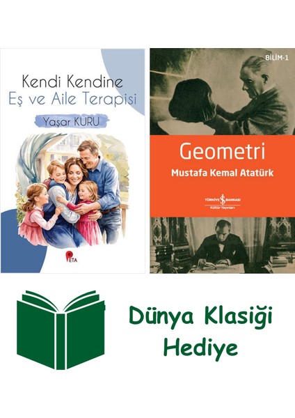 Kendi Kendine Eş ve Aile Terapisi + Geometri + Dünya Klasiği Hediye
