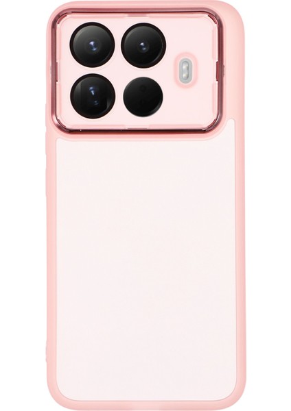 Xiaomi 15T Pro Elektrolizle Kaplanmış Kamera Çerçevesi Tpu Telefon Kılıfı (Yurt Dışından)