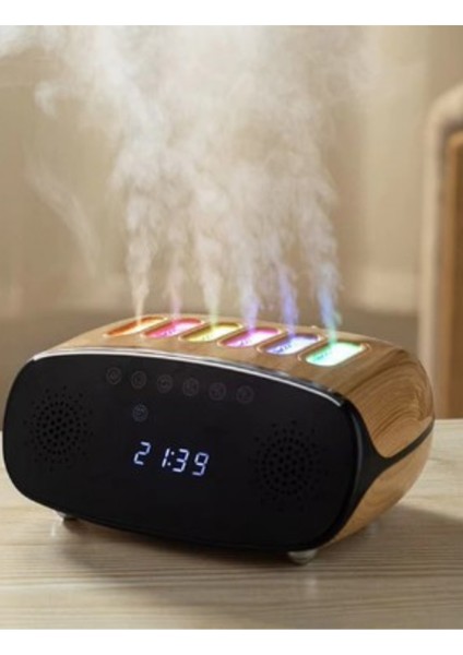 Speaker Özellikli Bluetooth Işıklı Hava Nemlendirici Aroma Difüzör Hava Nemlendirici 500ML