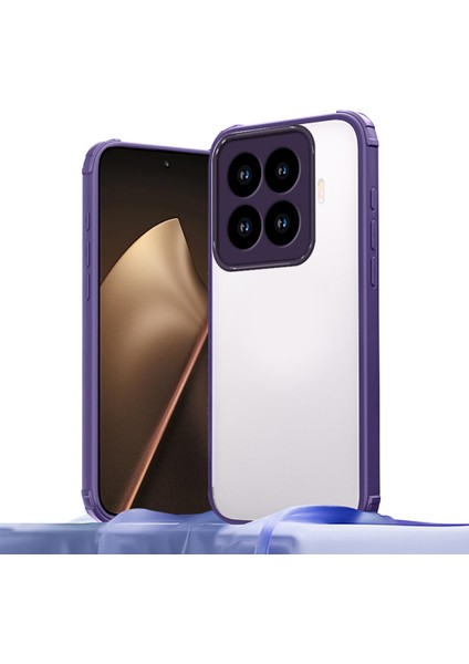 Xiaomi 15T Pro Güçlendirilmiş Köşe Darbeye Dayanıklı Tpu + Akrilik Telefon Kılıfı (Yurt Dışından)