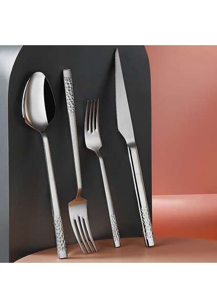 Diamond Sade 30 Parça Bıçaksız 6 Kişilik Çatal Kaşık Seti 304 - 18/10 - 3mm