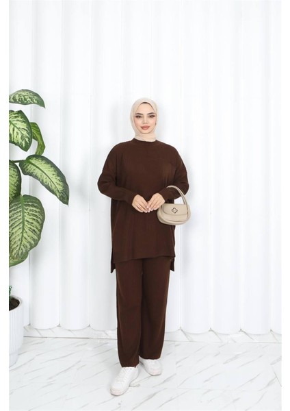 3406 Fitilli Pantolonlu Triko Takım