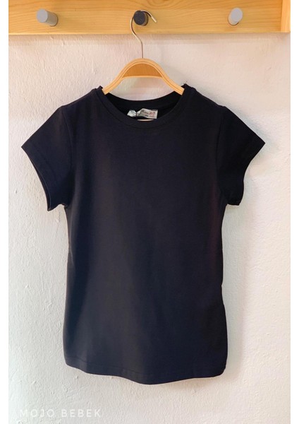 Kız Çocuk Basic Kısa Kol T-Shirt 9950 Siyah modelleri