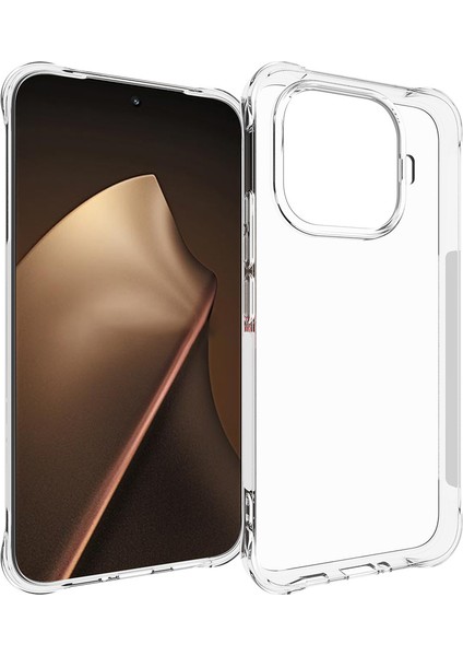 Xiaomi 15T Pro Şeffaf Kılıf Darbeye Dayanıklı Tpu Telefon Kılıfı (Yurt Dışından)
