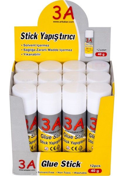 Stick Yapıştırıcı 40 Gr. 2 Adet