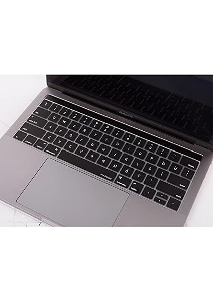 MacBook Klavye Koruyucu Us Ingilizce Amerikan-Return-Enter-Için Türkçe Çeviri Baskı Touchbar Pro 13-15 Inç A1706,A1989,A2159,A1707,A1990 Uyumlu,ince Hafif Silikon Klavye Filmi Siyah fiyatları