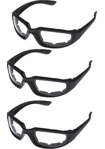 3x Wind-Güneş Üğü Motosiklet Ükleri Şeffaf (Yurt Dışından)