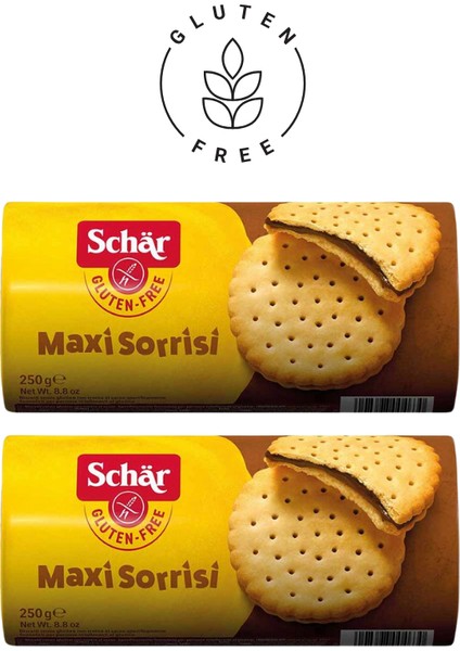 Glutensiz Maxi Sorrisi Bisküvi (2 Adet)