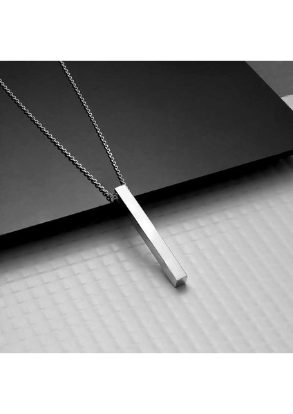 Gümüş Erkek Çubuk Kolye fiyatları