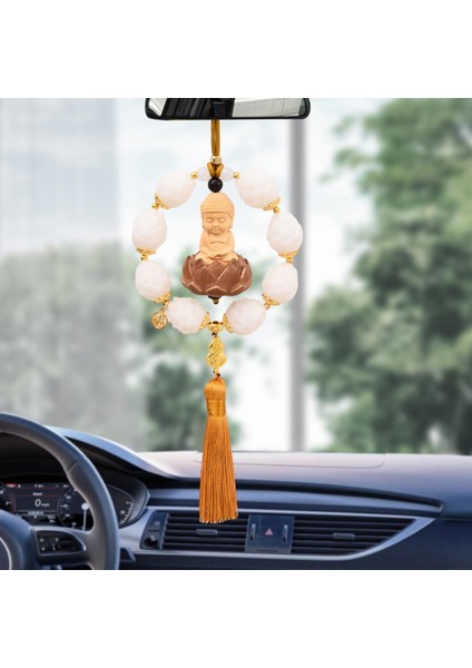 Buda Heykeli Dikiz I Kolye Püskül Asılı Dekorasyon Sarı (Yurt Dışından) fırsatları