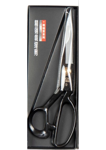 Terzi Makası Siyah Metal Saplı 9 Numara