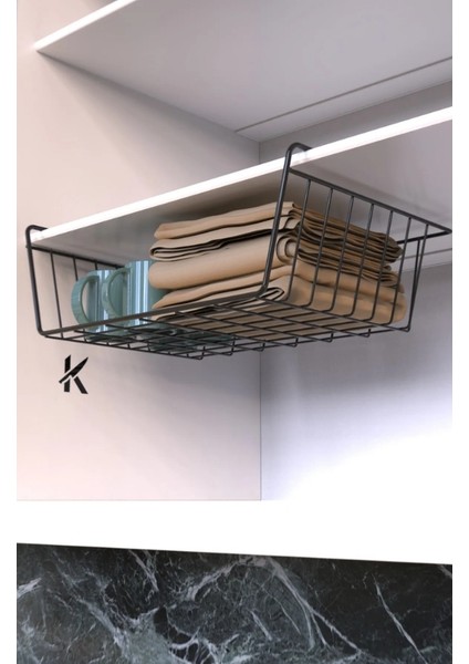 Siyah Kanguru Sepeti Banyo Mutfak Düzenleyici Raf fiyatları