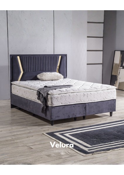 Elisa Form Çift Kişilik Yatak Baza Başlık Seti (160 x 200) modelleri