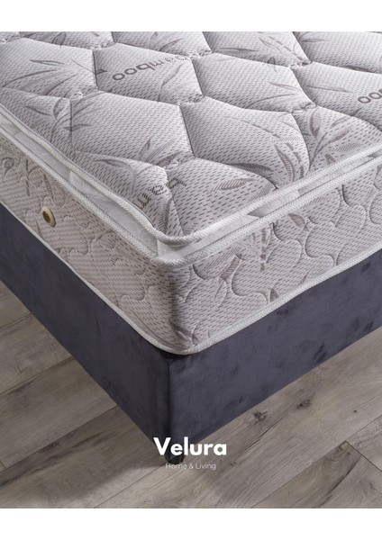 Elisa Form Çift Kişilik Yatak Baza Başlık Seti (160 x 200)