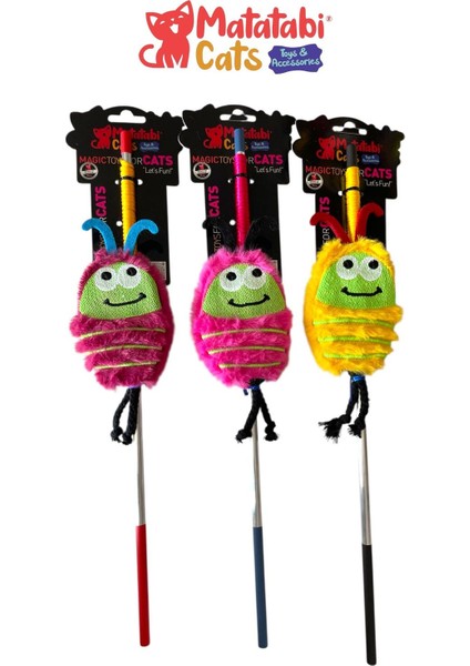 Bug Alüminyum Saplı Kedi Oltası(Matatabi,çıngırak ve Özel Hışırtı Içerir.özel Kumaş) fiyatları