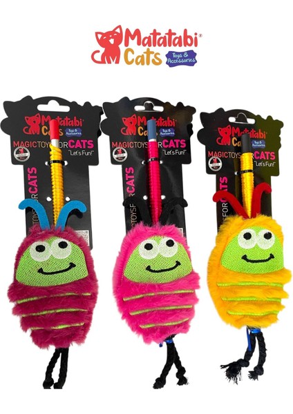 Bug Alüminyum Saplı Kedi Oltası(Matatabi,çıngırak ve Özel Hışırtı Içerir.özel Kumaş) modelleri